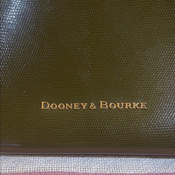 🦆 Dooney & Bourke Olive Green Shoulder Bag - Picture 2 of 16